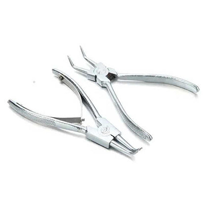 2 Pcs Lock Pick Set Circlip Pliers Retaining Ring Plier