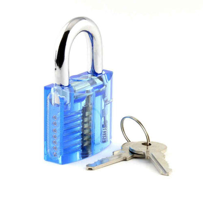 Medium Difficulty Clear Padlock for Training