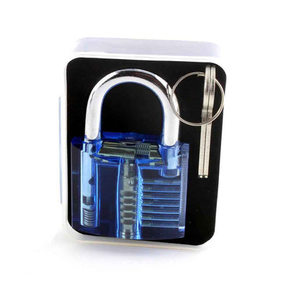 Medium Difficulty Clear Padlock for Training