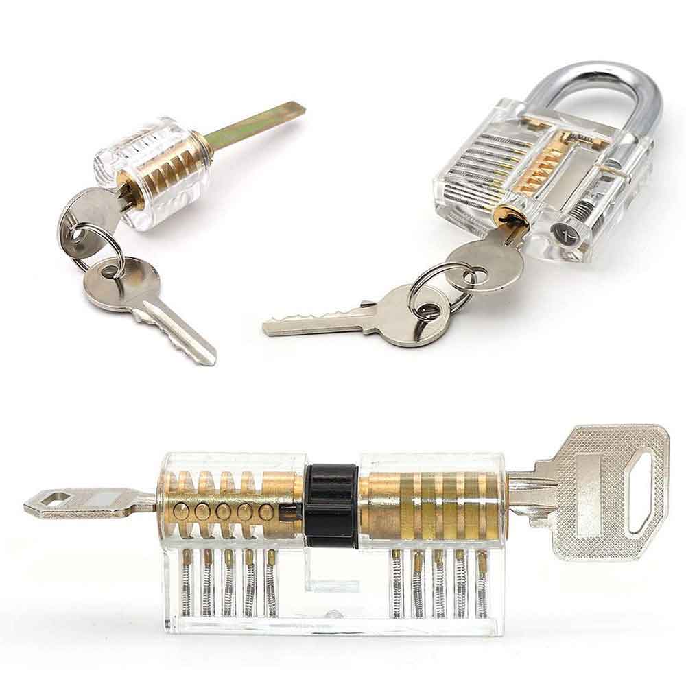 3 Training Practice Locks for Lock Pickers