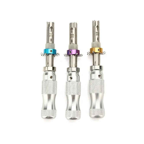 3 PCS Locksmith Tools with Transparent 7 Pin Tubular Lock Cylinder