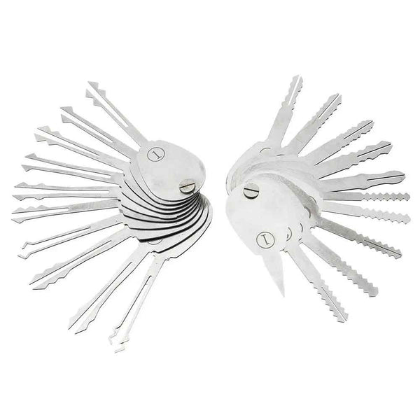 20 PSC Foldable Double Sided Car Lock Pick Keys