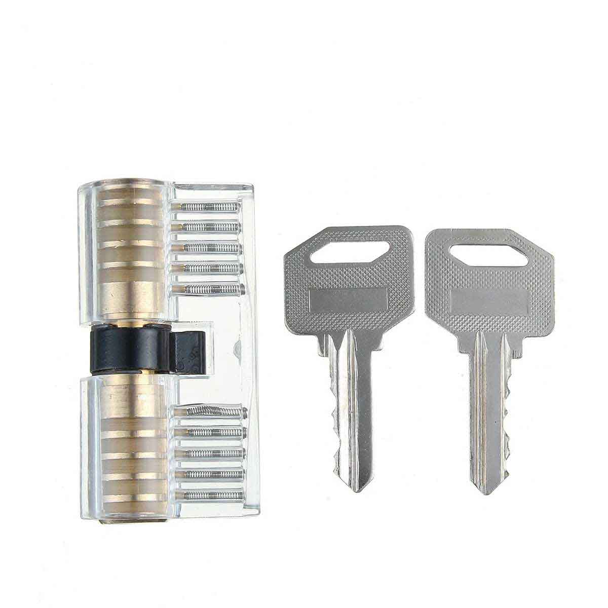 Locksmith Practice Lock and Lockpick Tool Kit