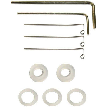 3 Pieces 7 Pin Tubular Lock Pick Kit with 5 Pieces Credit Card Lock Pick Tools and Transparent Tubular Lock