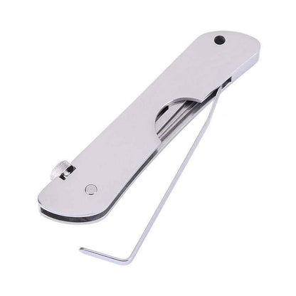 Foldable Lock Pick Set with Transparent Cutaway Inside View PadLock