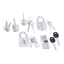 5 Piece Clear Locks Practice Locks for Lockpicking