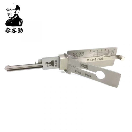 Lishi GO2R 2 in 1 Pick & Decoder for Japanese GOAL Keyway