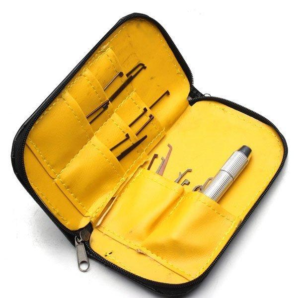 21 Piece Interchangeable Lock Pick Set