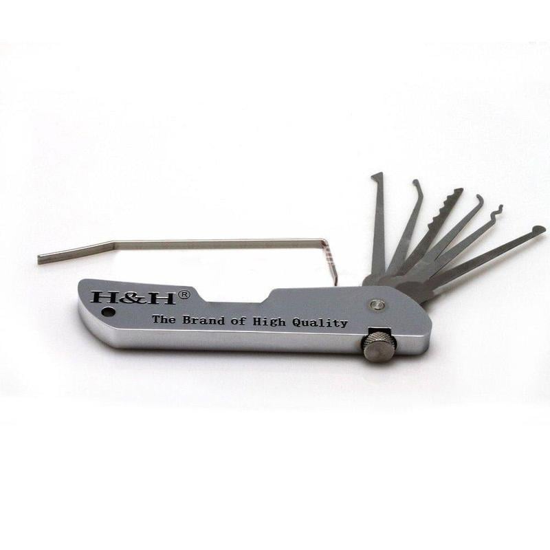 Locksmith Jackknife Folding Lock Picking Kit