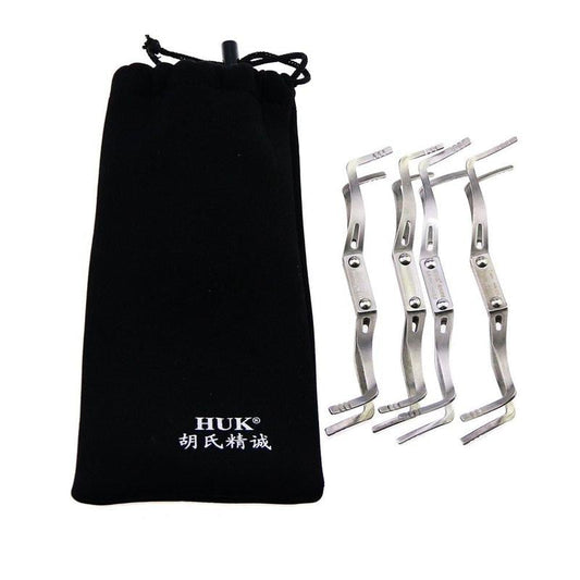 HUK Lock Pick 4 Piece Tension Wrench Set