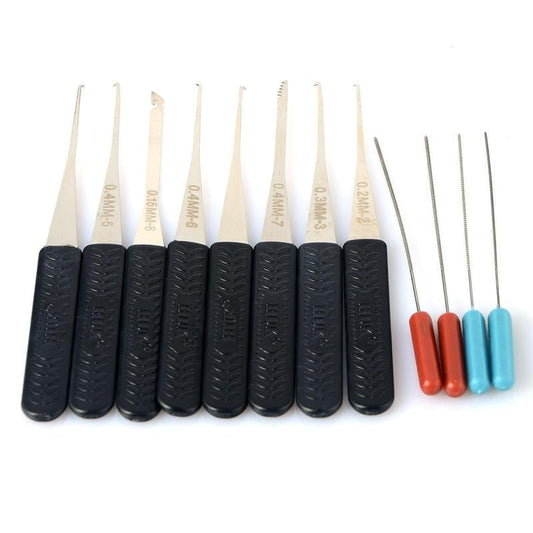 12 Piece Lock Pick HUK Broken Key Extractor Kits