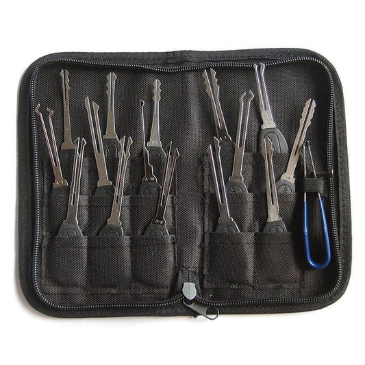 KLOM 16 Piece Wafer Rake Lock Picking Set