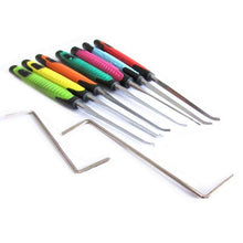 KLOM Colorful Handle Premium 7 Piece Hook Lock Pick Set