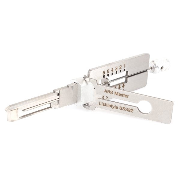 Lishi Style ABS Master 2 in 1 Decoder and Pick