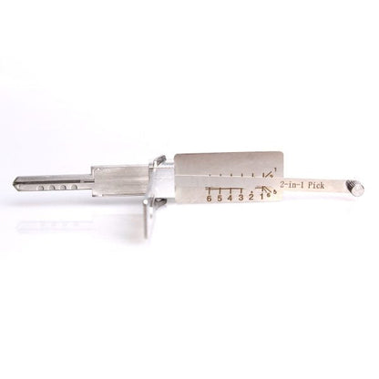 Lishi Style D541L 2 in 1 Decoder and Pick for Taiwanese Anzhu (aka. HOME) Lock Cylinders