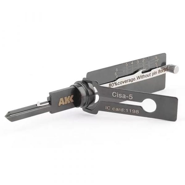 Lishi Style Cisa-5 2 in 1 Pick & Decoder for CISA 5-Pin Locks