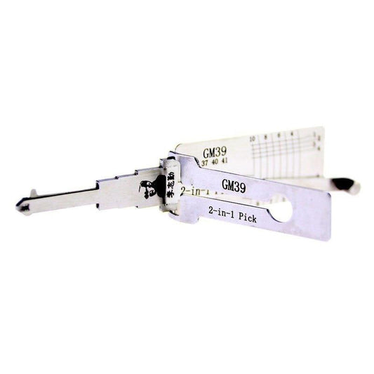 Original Lishi GM39 Lock Pick 2 in 1 Decoder and Pick