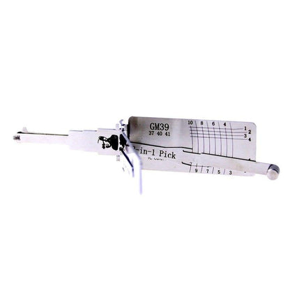 Original Lishi GM39 Lock Pick 2 in 1 Decoder and Pick