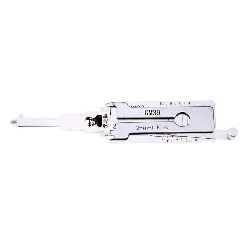 Original Lishi GM39 Lock Pick 2 in 1 Decoder and Pick