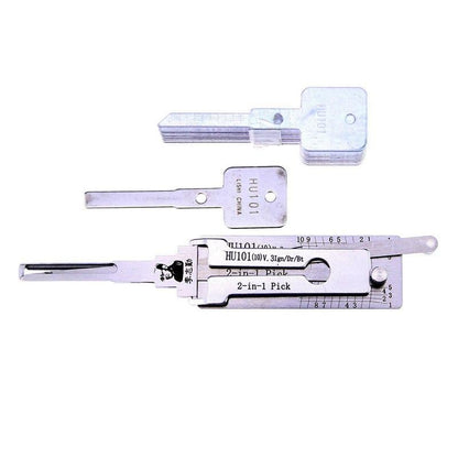 Original Lishi HU101 Lock Pick 2 in 1 Decoder and Pick for Ford