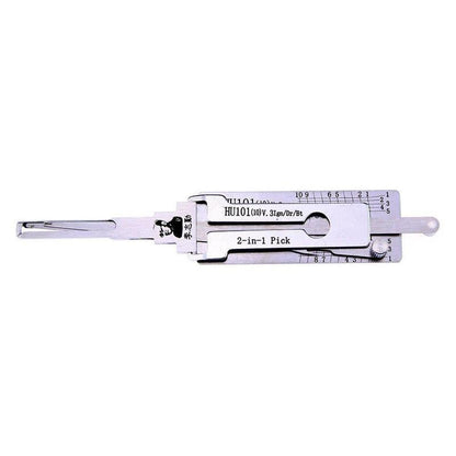 Original Lishi HU101 Lock Pick 2 in 1 Decoder and Pick for Ford