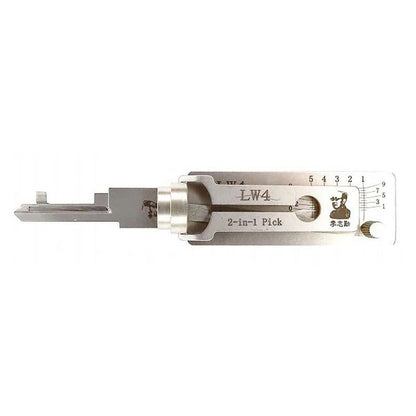 Original Lishi LW4 Lock Pick 2-in-1 Pick & Decoder for Australian Lock