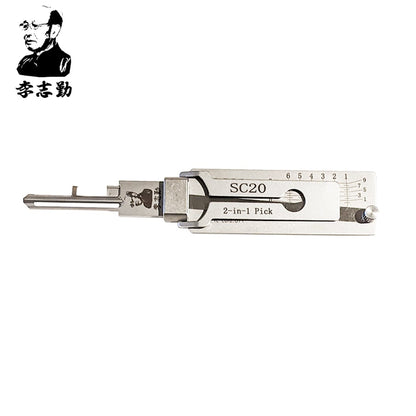 Original Lishi SC20 2-in-1 Lock Pick Tool for Schlage L Keyway