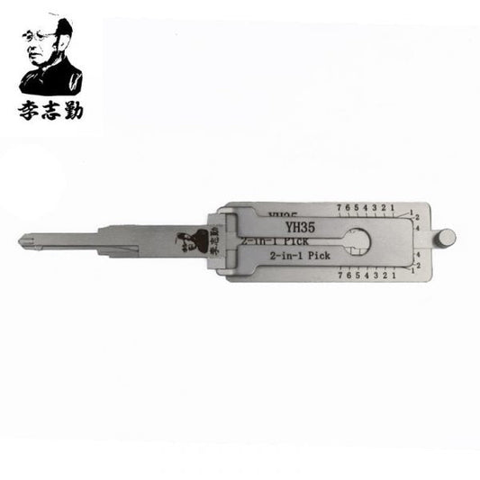 Lishi YH35 2 in 1 Decoder and Pick for Yamaha Motor Bikes (REVERSE OF YH35R)