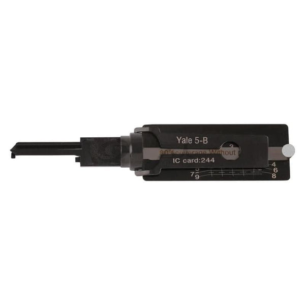 Lishi Yale-5B Lock Pick 2-in-1 Pick & Decoder for YALE 5-Pin Euro Lock Cylinder