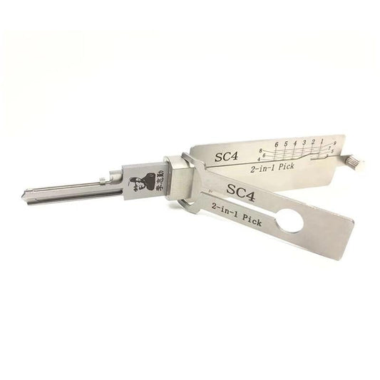 Original Lishi SC4 Lock Pick 2-in-1 Pick for 6-Pin Schlage Keyway