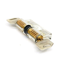 5 Pin Double-Sided Transparent Cylinder Practice Lock