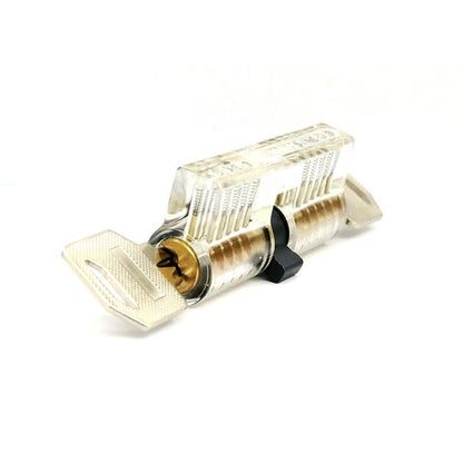 5 Pin Double-Sided Transparent Cylinder Practice Lock