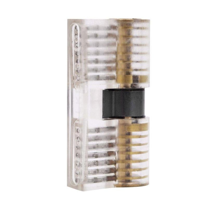 7 Pin Transparent Dimple Practice Cylinder Lock