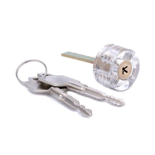 Cruciform Cross Transparent Practice Lock