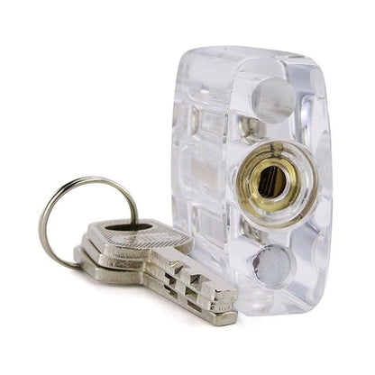 6 Pieces Transparent Practice Locks, Training Clear Padlocks