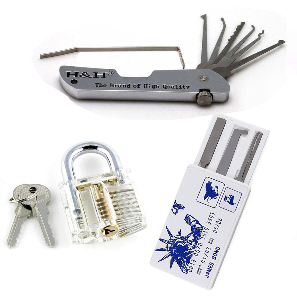 Locksmith Jackknife Folding Lock Picking Kit