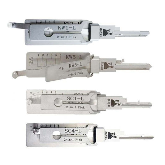 Original Lishi Lock Pick KW1-L/KW5-L/SC1-L/SC4-L for Kwikset & Schlage