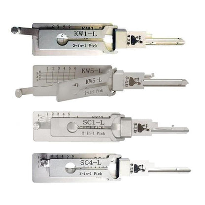 Original Lishi Lock Pick KW1-L/KW5-L/SC1-L/SC4-L for Kwikset & Schlage