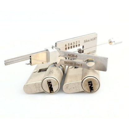 Lishi Style AGB 2 in 1 Decoder and Pick for AGB Locks Cylinders